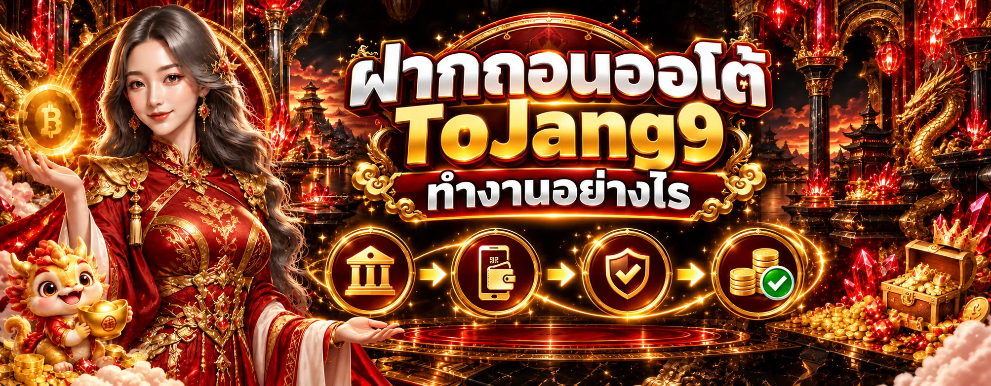 ToJang9 ฝากถอนออโต้ ทำงานอย่างไรและตรวจรายการ